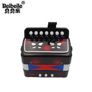 Mini <span class=keywords><strong>accordéon</strong></span> en plastique pour enfants avec 2 basses 7 <span class=keywords><strong>boutons</strong></span> 14 tons Conformation diatonique à vendre - Product Image 4