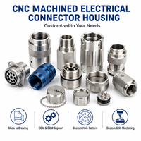 Pieza de Conector Eléctrico Mecanizada por CNC de Precisión Personalizada para Equipos Industriales, Sistemas Electrónicos y Ensamblaje Mecánico