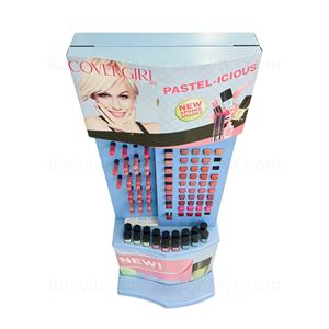 Expositor de Piso Metálico con Orificios para Labiales, Organizador de Maquillaje para Tiendas de Belleza y Venta al por Menor de Brillo Labial - Product Image 3