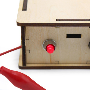 Kit d'expérimentation scientifique avec détecteur de conducteurs modèle 1, jouet éducatif en bois à commande manuelle pour enfants de 7 à 9 ans, apprentissage STEM - Product Image 1