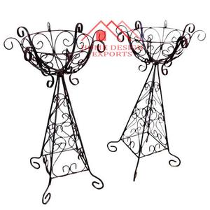 Maceta de urnas para decoraciones de centros de mesa de piso de boda 2023 último diseño maceta de urnas macetas de jardín maceta superventas - Product Image 3