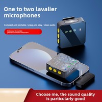 Bestseller Neues Kabelloses Kondensator-Lavaliermikrofon Intelligente Geräuschunterdrückung Omnidirektionaler Professioneller Audio-Tonabnehmer