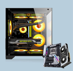 PC de jeu complet personnalisé avec processeur Intel i5-12400 ou i3-12100F, carte graphique 580, DDR4, carte mère H610, RGB blanc – Ensemble d'ordinateurs de bureau sur mesure pour la vente en gros - Product Image 2