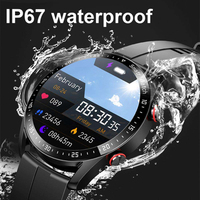 Montre connectée à bracelet en acier HW20 pour hommes, ECG+PPG, étanche, appels Bluetooth, surveillance de la fréquence cardiaque, rappel de messages, montre connectée sportive