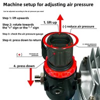 Compresseur d'air professionnel Master Airbrush Cool Runner à double ventilateur avec réservoir de 3,0 L, kit système professionnel, 3 aérographes à alimentation par gravité OEM