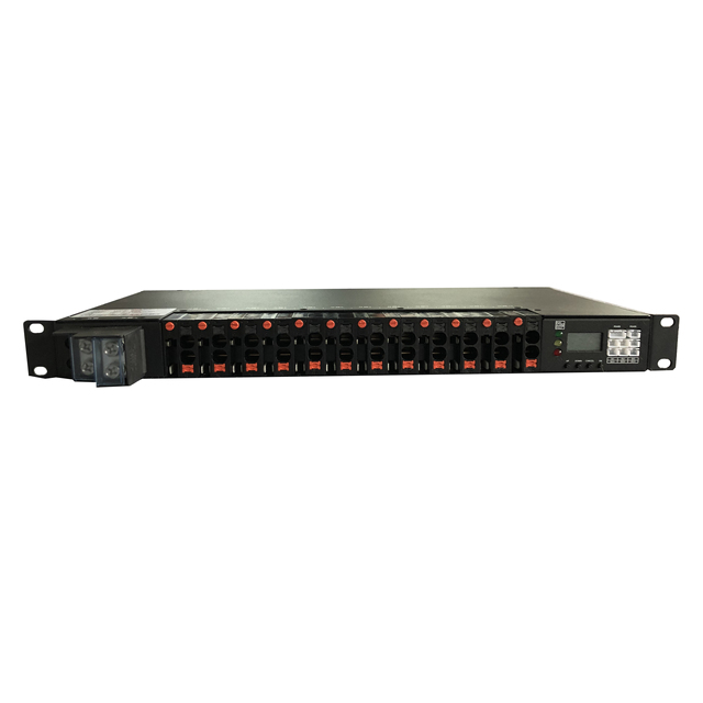 EVS EVS1U-48300PDU 48V DC Power Supply Distribution Unit 300A 19-inch 1U Rack Mount Industrial Telecom Equipment