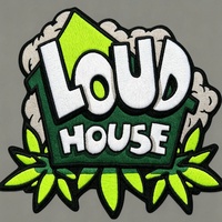 Patch brodé personnalisé de dessin animé, thermocollant, avec logo mignon, pour chapeaux, vestes, sacs à dos, vêtements DIY