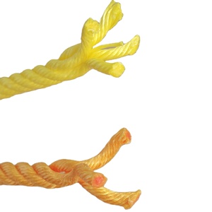 3-жильный жесткий скрученный 24 мм x 200 м Белый полипропиленовый канат Danline PP с высоким сопротивлением УФ - Product Image 4