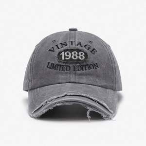 Vente en gros Casquette de baseball Gorras d'extérieur en coton lavé brodé Chapeaux de baseball en détresse avec logo personnalisé - Product Image 4