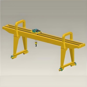 رافعة جسرية متحركة بدون مسارات تعمل بالتحكم عن بعد ذات عارضة مزدوجة - Product Image 6