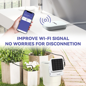 RainPoint Wifi Arroseur <span class=keywords><strong>automatique</strong></span> intelligent à énergie <span class=keywords><strong>solaire</strong></span>, minuterie <span class=keywords><strong>solaire</strong></span>, kit d'irrigation goutte à goutte pour l'<span class=keywords><strong>arrosage</strong></span> du jardin - Product Image 4