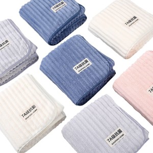 Toalla de Baño de Terciopelo Suave, 300-499 Gsm, Felpa de Coral, Absorbente, de Secado Rápido, para Uso Doméstico, Forma Rectangular, Lavable a Máquina - Product Image 3