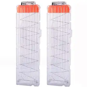 Cargador de 6, 12 o 18 Balas de Plástico ABS Suave, Clip Naranja de Repuesto con Bolsa, Compatible con Pistolas de Juguete - Product Image 1