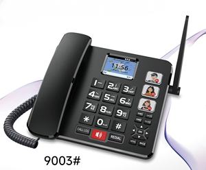 <span class=keywords><strong>Dual</strong></span> <span class=keywords><strong>SIM</strong></span>-kaarten GSM-desktoptelefoon Draadloze telefoon 2G met SOS en foto-oproepfunctie - Product Image 1