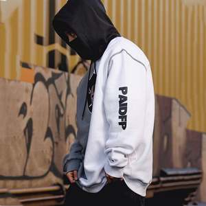 Personalizado bordado Stitch Sudadera con capucha Heavyweight Oversize Sudadera con capucha para los hombres - Product Image 2