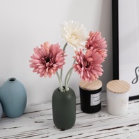 Penjualan Bunga Buatan: Bunga Matahari, Gerbera, Aster, Marigold Afrika, Cetakan Injeksi Embos; Dekorasi Rumah Gaya Instagram
