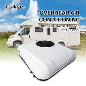 Cartour không khí condicionado trên mái nhà điều hòa không khí pin Powered 24V 12 V DC xe RV xe tải cabin 12 Volt điều hòa không khí