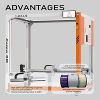 Imprimante 3D FDM grand format industrielle, volume d'impression de 1000 mm, extrusion simple, vitesse d'impression rapide, nouvelle génération pour prototypage, garantie 1 an