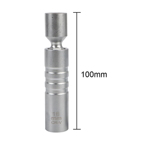 1ชิ้น14มม. พร้อมปลั๊กหัวเทียนผนังบางแม่เหล็กประแจซ็อกเก็ต12มุมยืดหยุ่นเครื่องมือซ่อมรถยนต์ - Product Image 4