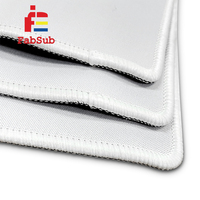 Tapis de souris personnalisé en caoutchouc recyclable de petite taille, promotionnel, personnalisable, blanc, imprimable en DIY