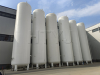 Conteneur de réservoir de stockage d'azote liquide de type vertical du vide poussé 10M3 16Bar