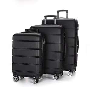 2025 carrito de embarque de negocios de lujo bolsa de viaje ruedas Material ABS maleta clásica de 4 ruedas caja de equipaje Spinner código bloqueo - Product Image 4