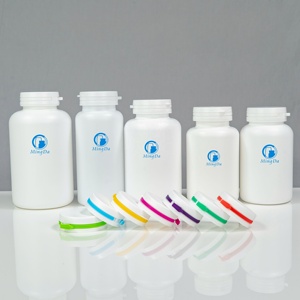 Conteneur personnalisé pour pharmacie avec couvercles anti-enfants, flacon en plastique à ouverture facile pour pilules, comprimés, huile de poisson, capsules, médicaments et bonbons - Product Image 6