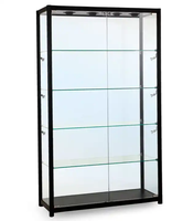 Vitrine d'affichage Full Vision Vitrine murale en verre Armoire à cosmétiques Présentoir à bijoux