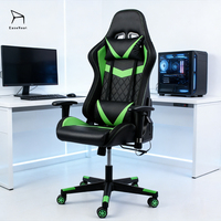 Chaise de jeu ergonomique en cuir de qualité supérieure, confortable et réglable pour le gaming