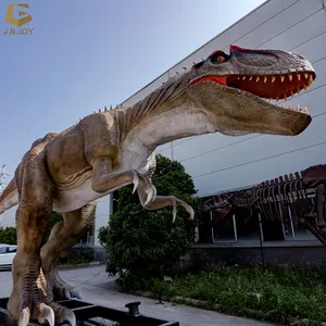 SGAD160 tema parkı büyük animatronic dinozor modeli 3D canlı Giganotosaurus animatronic