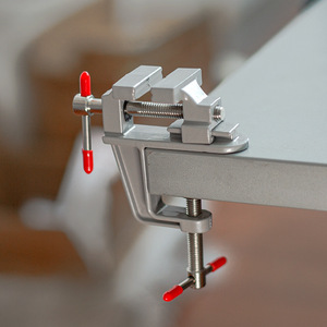 Yunbei Yb Miniature <b>Bench</b> Vise Aluminum Alloy Smooth Jaw 3 Inch For Diy Crafts Drilling Clamping Securing <b>Tools</b> - Product Image 4