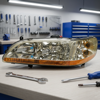 Niedriger Energieverbrauch, beschlagfrei, 33151S84A01, 12 V, 5500 K, Naturweiß, 25 W, 5000 Lumen, passend für Accord 1995–2003, LED-Scheinwerfer