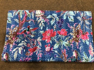 <b>Indian</b> Exporter's Supply Kantha & <b>Quilt</b> Handmade Printed Cotton Washable Soft Eco-Friendly Home Decor for Great Price - Product Image 4