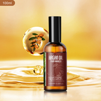 Marque distributeur personnalisée importation professionnelle du Maroc huile produits de soins capillaires huile capillaire d'argan rafraîchissante sans rinçage