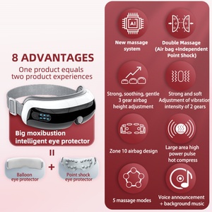 Masajeador de Ojos con Bluetooth en Oferta, Compresa Caliente Portátil con Música y Bluetooth, Equipo de Masaje Ocular - Product Image 2