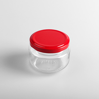 Grosir Stoples Jeli Kaca Bulat Kosong 120Ml 4Oz dengan Tutup