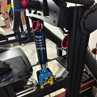 Cockpit de simulation de course économique pour usage domestique, avec levier de vitesses séquentiel, connexion USB rapide et adaptable