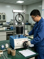 CBR Test Machine California Bearing Ratio Testing Machine for Soil Subgrade Road Base Pavement Laboratory Equipment