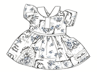 Vêtements de poupée personnalisés 1/8 en gros OEM/ODM pour tenues de poupées BJD en coton