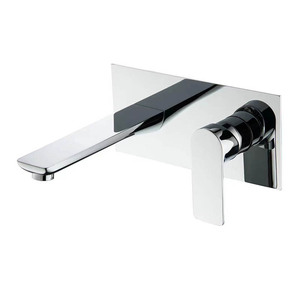 Vòi Trộn Bồn Rửa Giấu Gắn Tường Bằng Đồng Thau - Product Image 2