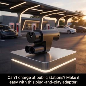 Adaptateur CCS2 vers NACS 250A, charge rapide DC AC 250kW 1000V pour <span class=keywords><strong>Tesla</strong></span> <span class=keywords><strong>Model</strong></span> Y 3 S <span class=keywords><strong>X</strong></span>, connecteur de chargeur <span class=keywords><strong>Tesla</strong></span> standard Europe vers US - Product Image 3