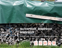 Bâche en PVC standard WeatherGuard avec œillets en laiton, personnalisable, imperméable, pour camion, remorque, sac, résistante, ignifuge