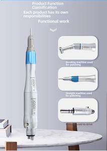 Micromotor Dental Eléctrico de Dientes Rectos de Baja Velocidad, Portátil, con Canal de Pulverización de Agua Externo, Diseño Duradero para Cirugía Antiángulo - Product Image 4