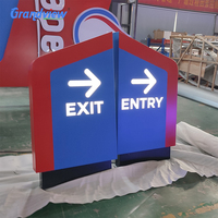 Enseigne pylon extérieure personnalisée en gros pour station-service, avec logo LED lumineux, fonction SDK, fabricant OEM, garantie 1 an