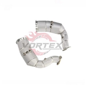 Système d'échappement OPF en acier inoxydable SS304 poli miroir de 1,5 mm d'épaisseur haute performance VORTEX pour Porsche Urus - Product Image 3