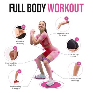 Accessori per Fitness Domestico Femminile, Fascia Elastica per Glutei Antiscivolo, Bande di Resistenza per Allenamento di Forza - Product Image 3