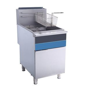Venta Directa de Fábrica, Equipo de Cocina Comercial en Oferta, Freidora de Estilo Americano con 5 Tubos, Control de Termostato, Capacidad de Aceite de 40L - Product Image 1