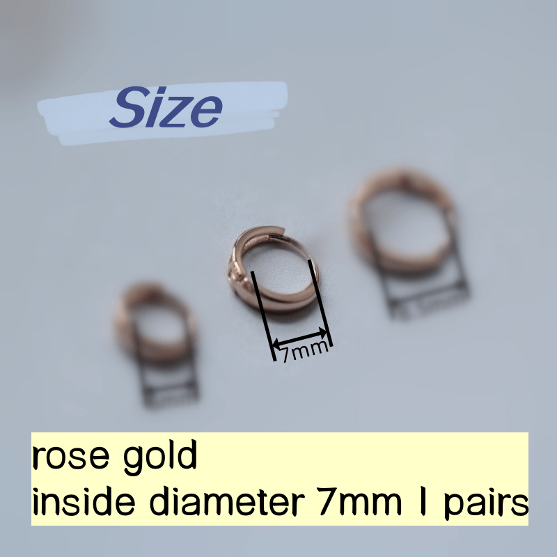 rose 7mm 1 pairs