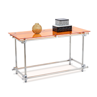 Table de présentation pliable en acier inoxydable pour magasins de vêtements et boutiques |   Tables de présentation de vêtements sur mesure pour la vente en gros