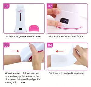 Waxkiss 100ml Electronic Cartridge <b>Wax</b> <b>Roller</b> Machine Professional Roll on <b>Wax</b> Heater for Hair Removal Soft <b>Wax</b> - Product Image 4